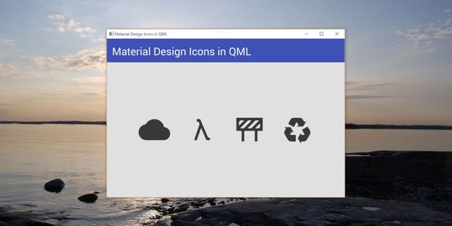 Using Material Design Icons in Qt Quick
